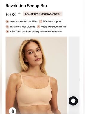 KNIX Revolution Scoop Bra x 2 (M)